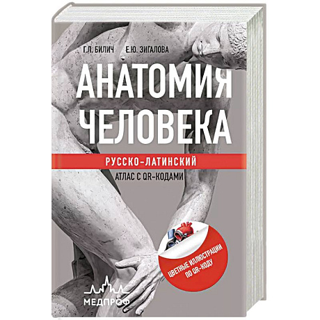 Фото Анатомия человека: Русско-латинский атлас с QR-кодами