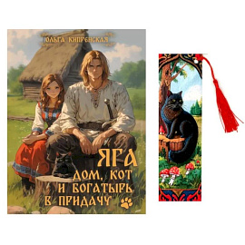 Яга. Дом, кот и богатырь в придачу + закладка