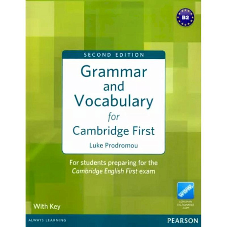 Фото Grammar and Vocabulary for Cambridge First with Key. B2