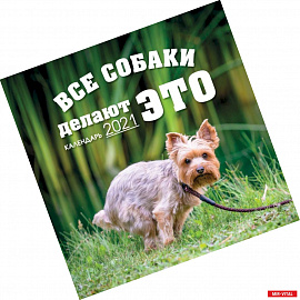 Все собаки делают ЭТО. Календарь настенный на 2021 год (300х300)