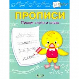 Прописи. Пишем слоги и слова. IV уровень сложности. ФГОС ДО