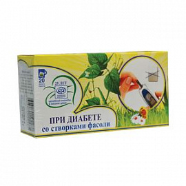 Чай 'Фитолюкс'-23  Глюминор при диабете со створками фасоли. 30 г