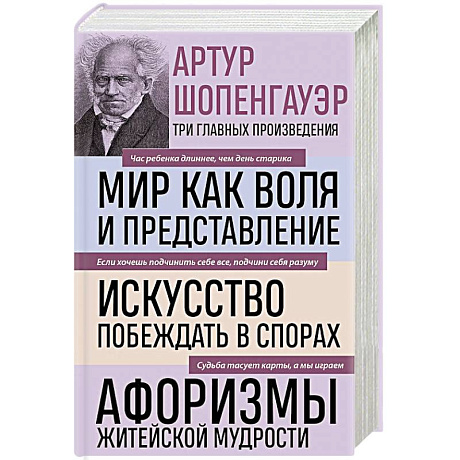 Фото Мир как воля и представление. Искусство побеждать в спорах. Афоризмы житейской мудрости
