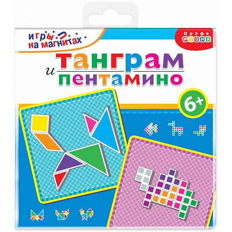 Фото Игры на магнитах в дорогу. Танграм. Пентамино