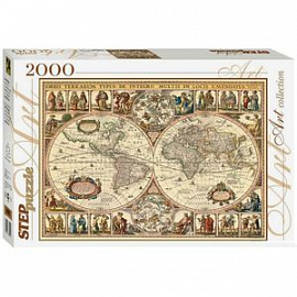 Step Puzzle-2000 84003 Историческая карта мира