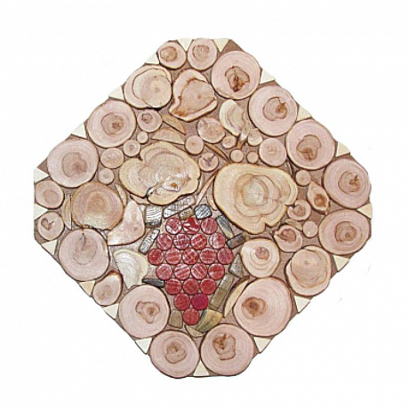 Фото Подставка Мозаика виноград квадрат