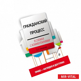 Гражданский процесс в схемах с комментариями. 4-е издание. Переработанное и дополненное