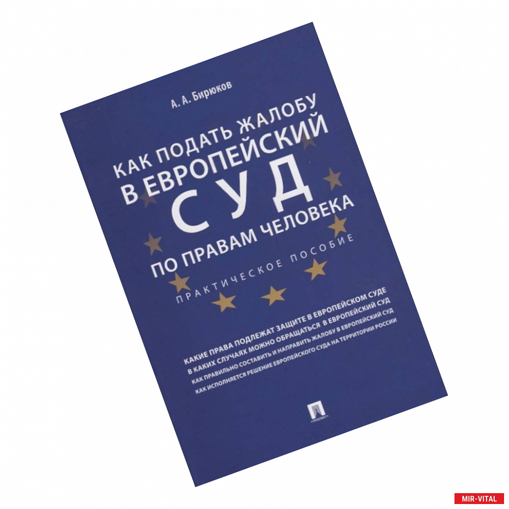 Фото Как подать жалобу в Европейский суд по правам человека.