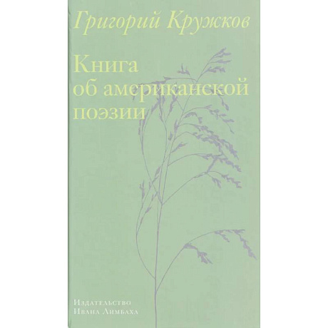Фото Книга об американской поэзии