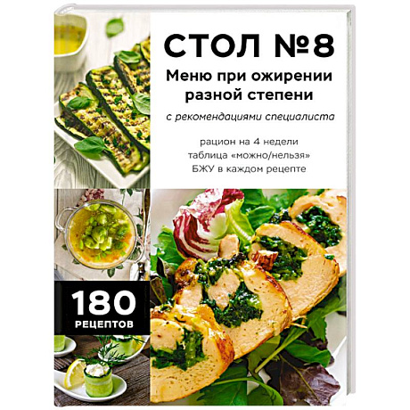 Фото Стол №8. Меню при ожирении разной степени