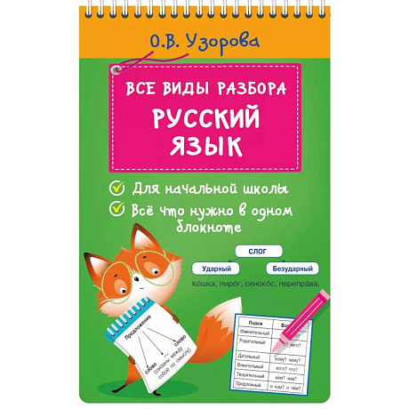 Фото Все виды разбора. Русский язык