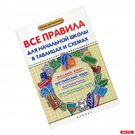 Все правила для начальной школы в таблицах и схемах: русский язык, английский язык, математика, окружающий мир