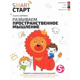 Развиваем пространственное мышление. Задания с визуальной инструкцией 5+