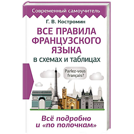 Фото Все правила французского языка в схемах и таблицах