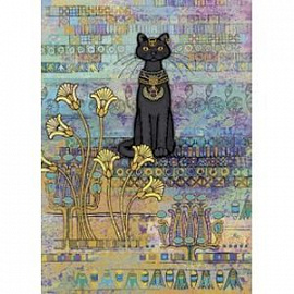 Пазл 'Египетская кошка, Jane Crowther'