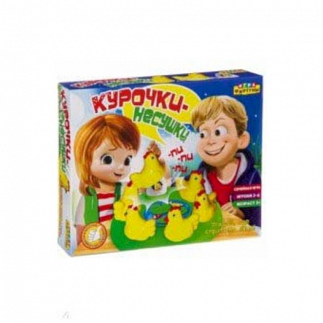 Фото Игра семейная настольная 'КУРОЧКИ-НЕСУШКИ' (Ф94476)
