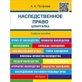 Шпаргалка по наследственному праву( карман.). Учебное  пособие