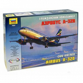 Пассажирский аэробус А320 М:1/125 (7003)