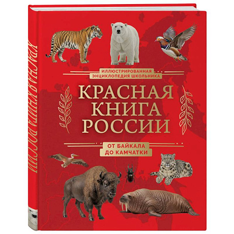 Фото Красная книга России. От Байкала до Камчатки. Иллюстрированная энциклопедия школьника (48 стр.)