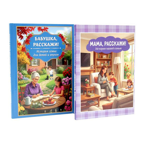 Фото Мама, расскажи. Бабушка, расскажи. История семьи (комплект из 2-х книг)