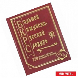 Большой русско-китайский словарь 250 тысяч слов и словосочетаний и значений