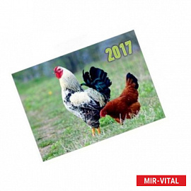 Квартальный календарь 2017 'Петух с курицей'
