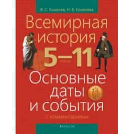 Всемирная история. 5-11 классы. Основные даты и события с комментариями