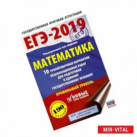 ЕГЭ-2019. Математика (60х90/16) 10 тренировочных вариантов экзаменационных работ для подготовки к единому