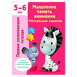 Мышление, память, внимание. Обучающие задания. 5-6 лет