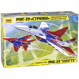 Самолет 'МИГ-29' авиагруппа 'Стрижи' 1/72 (7310)