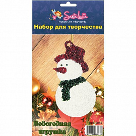 Новогодняя игрушка Снеговик
