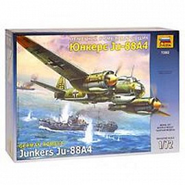 Сборная модель 'Немецкий бомбардировщик Юнкерс Ju-88А4'
