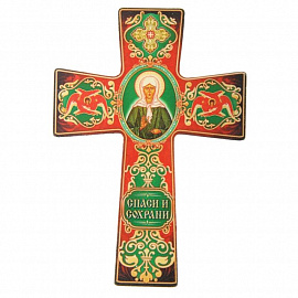 Крест с подвесом 'Икона Матроны Московской'