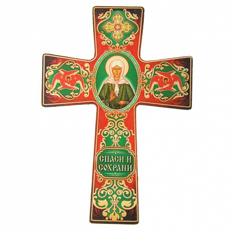 Фото Крест с подвесом 'Икона Матроны Московской'