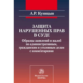 Защита нарушенных прав в суде: образцы заявлений и жалоб по административным, гражданским и уголовным делам с комментариями